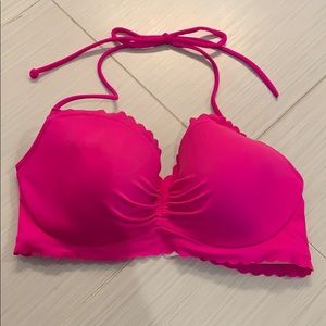 victoria secret “getaway halter swim top”
